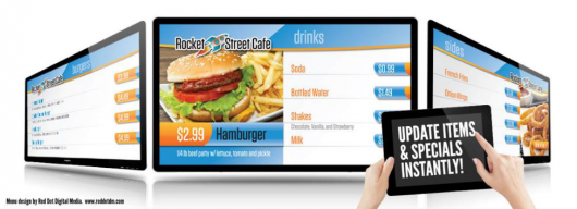 menu digitale sandwich